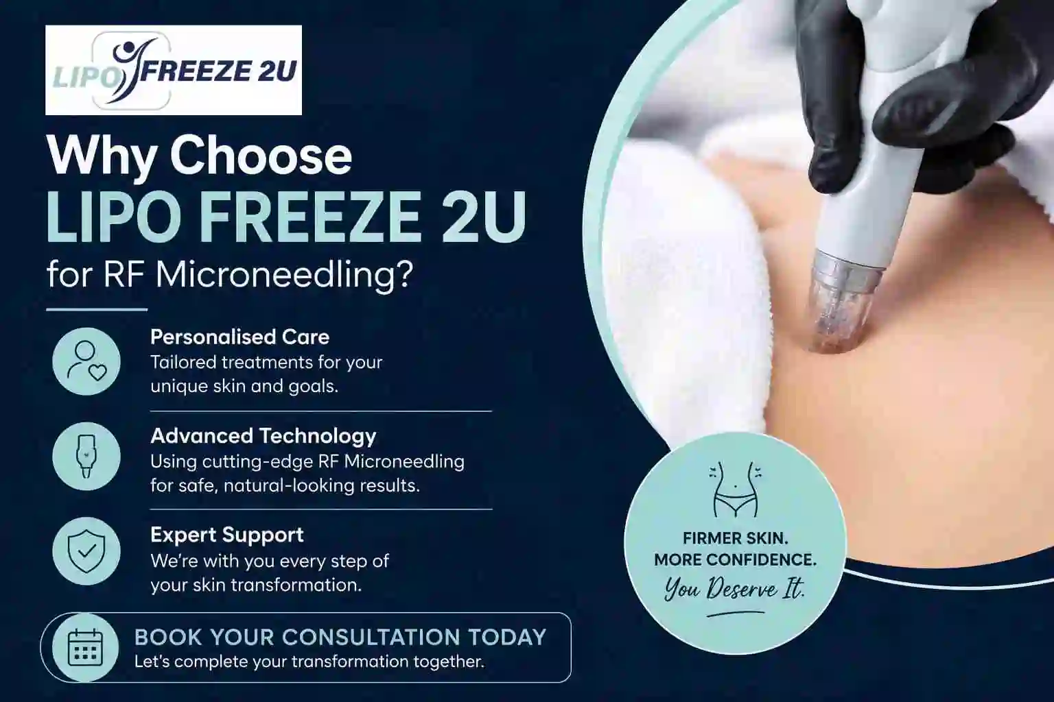 Why Choose LIPO FREEZE 2U for RF Microneedling Uttoxeter?