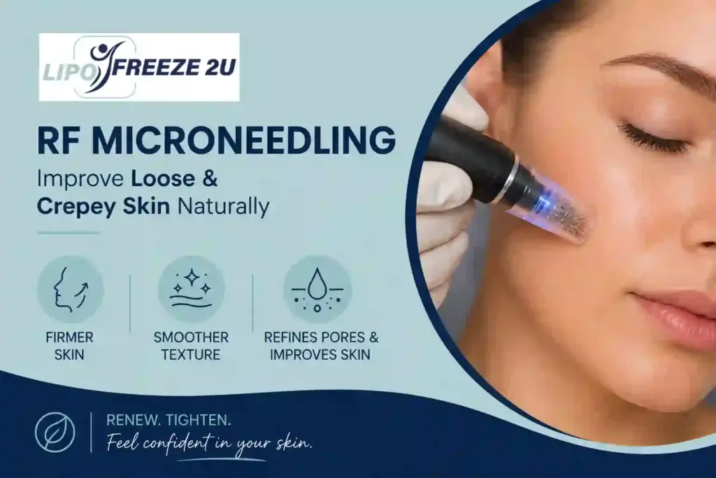 Can RF Microneedling Help Improve Loose and Crepey Skin Uttoxeter?